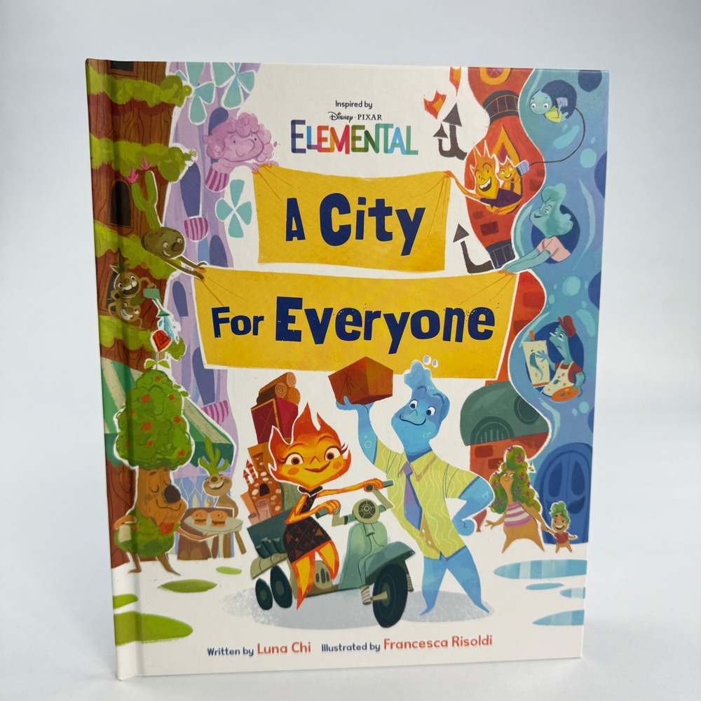 Disney Pixar Elemental A City For Everyone Hardcover‎ Book Luna Chi 2023 1st Ed